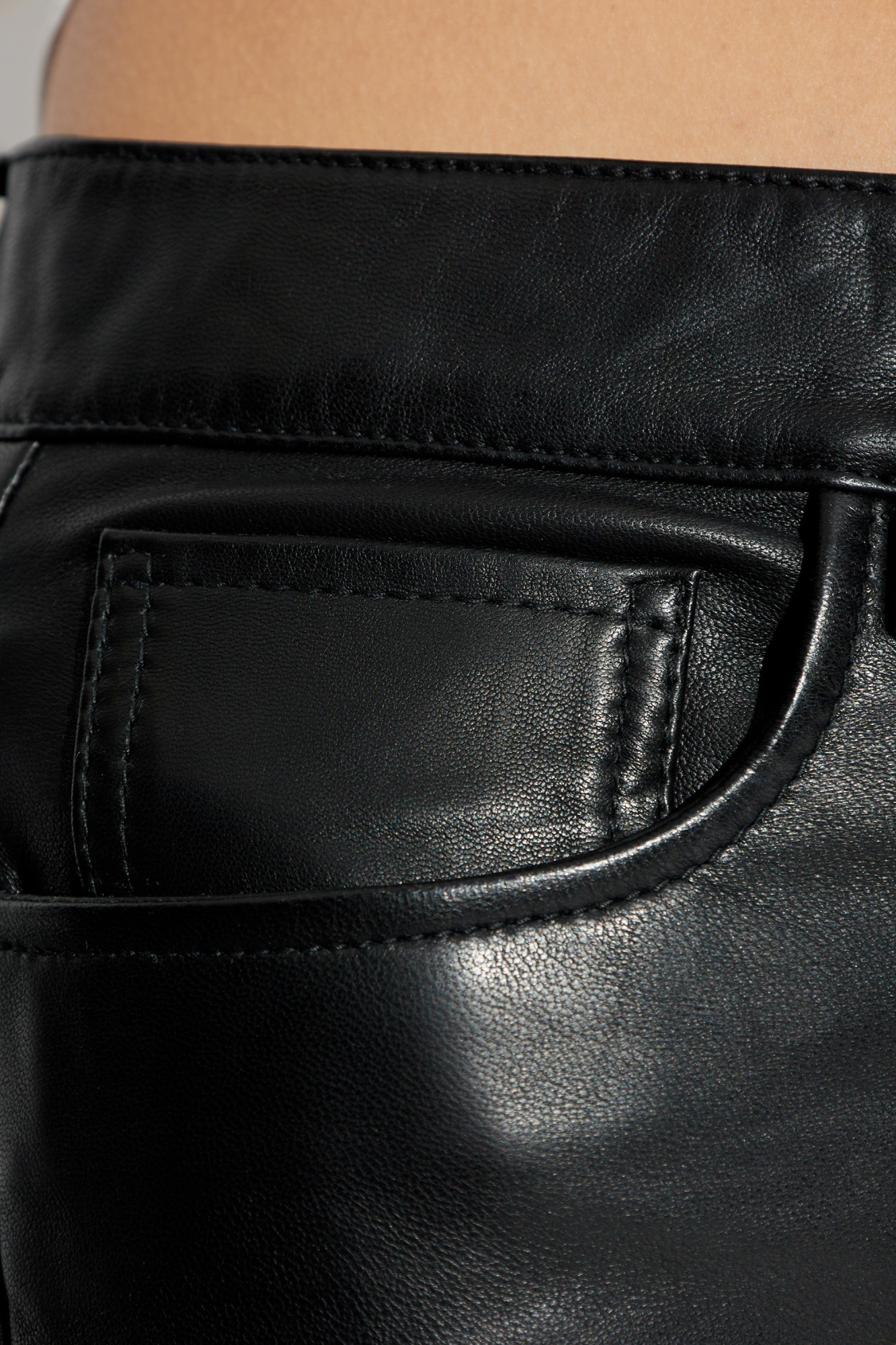 AllSaints Leather pants Saige | Women's Clothing | Vitkac